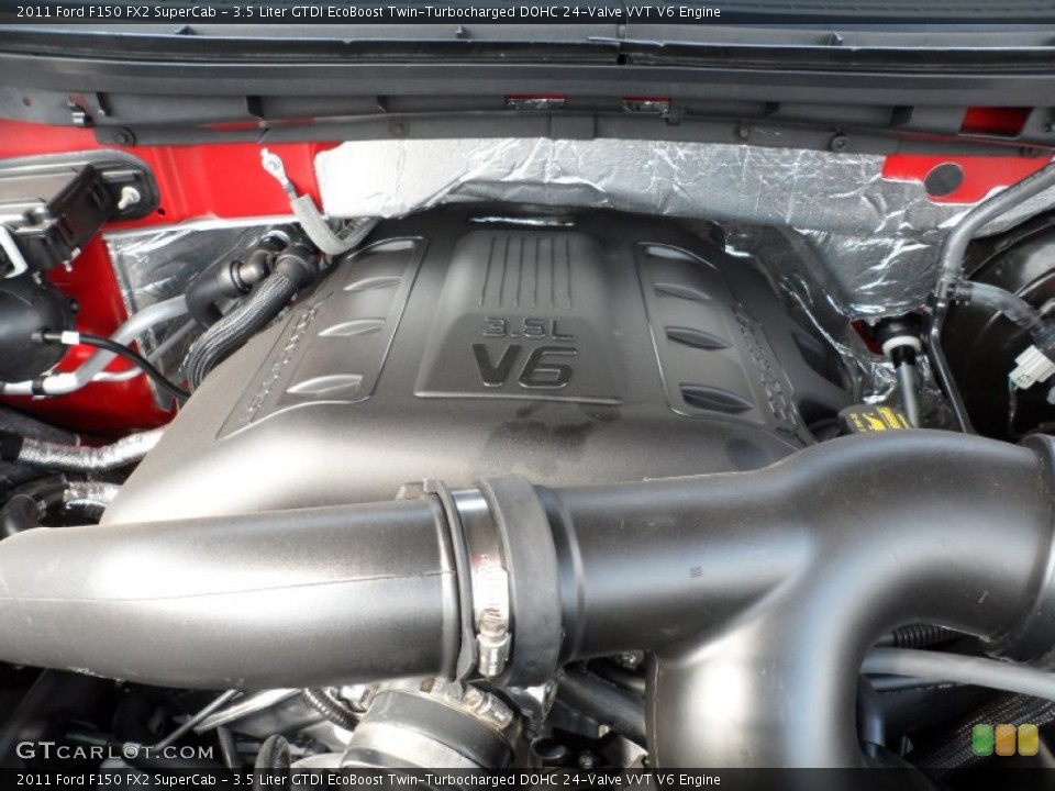 3.5 Liter GTDI EcoBoost Twin-Turbocharged DOHC 24-Valve VVT V6 Engine for the 2011 Ford F150 #55226419