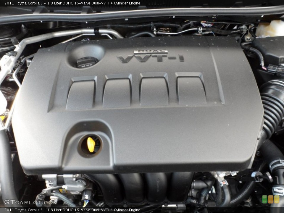 1.8 Liter DOHC 16-Valve Dual-VVTi 4 Cylinder Engine for the 2011 Toyota Corolla #55228099