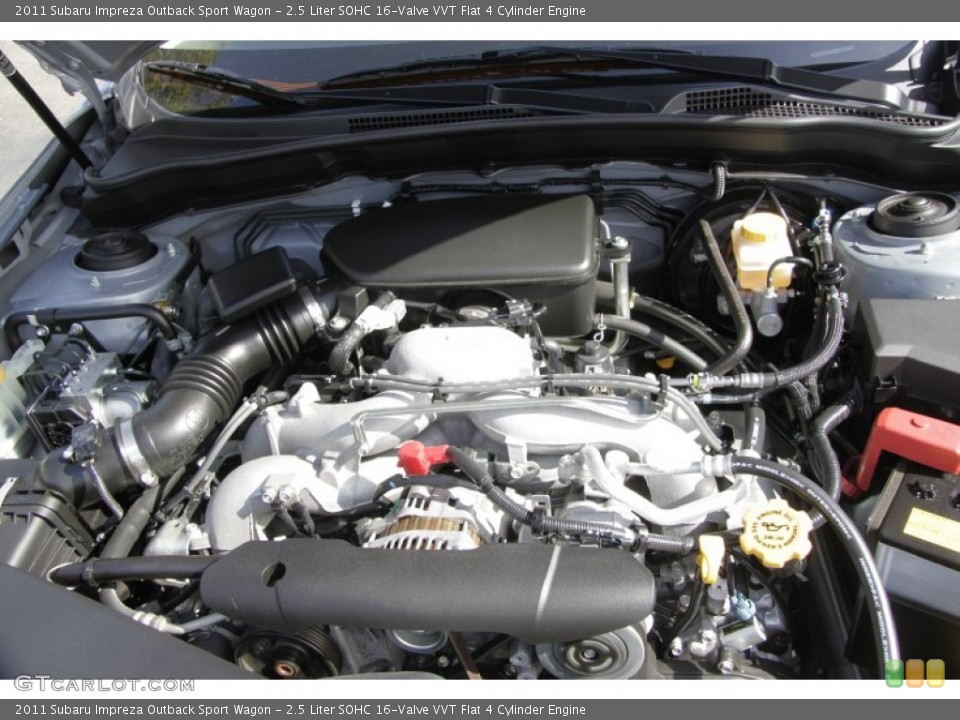 2.5 Liter SOHC 16-Valve VVT Flat 4 Cylinder Engine for the 2011 Subaru Impreza #55228390