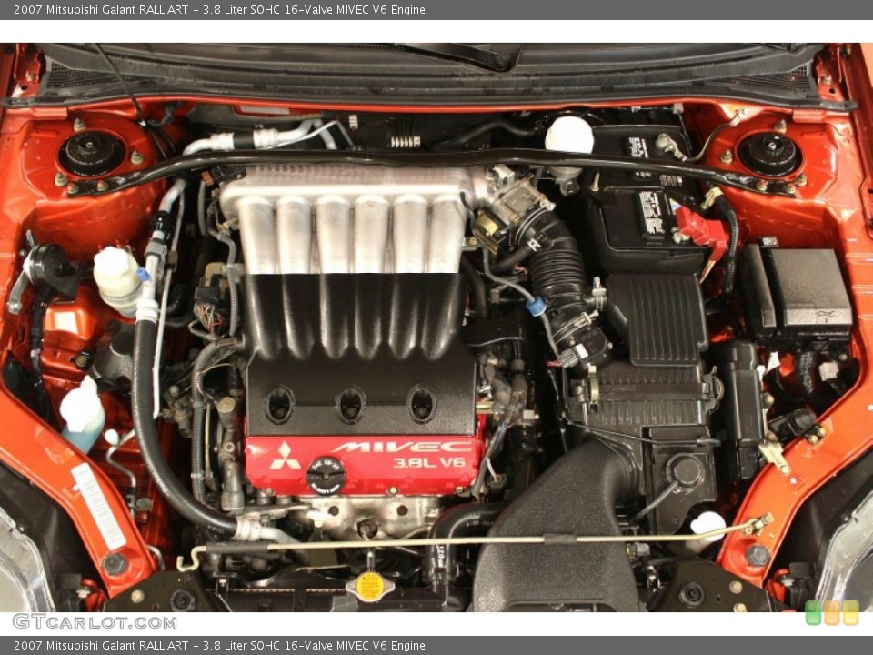 3.8 Liter SOHC 16-Valve MIVEC V6 Engine for the 2007 Mitsubishi Galant #55237504