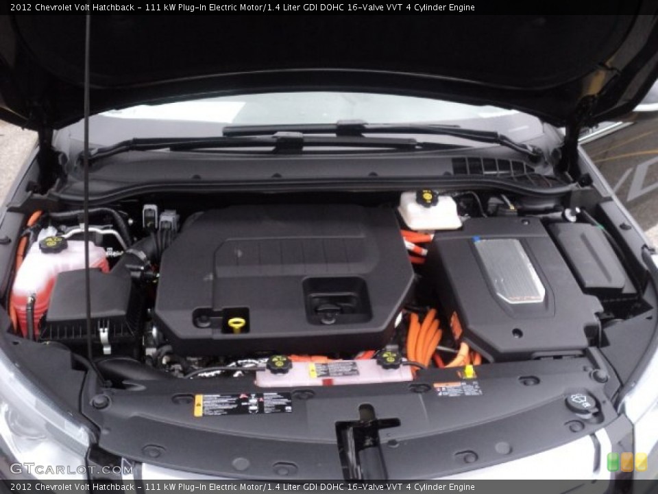 111 kW Plug-In Electric Motor/1.4 Liter GDI DOHC 16-Valve VVT 4 Cylinder Engine for the 2012 Chevrolet Volt #55238527