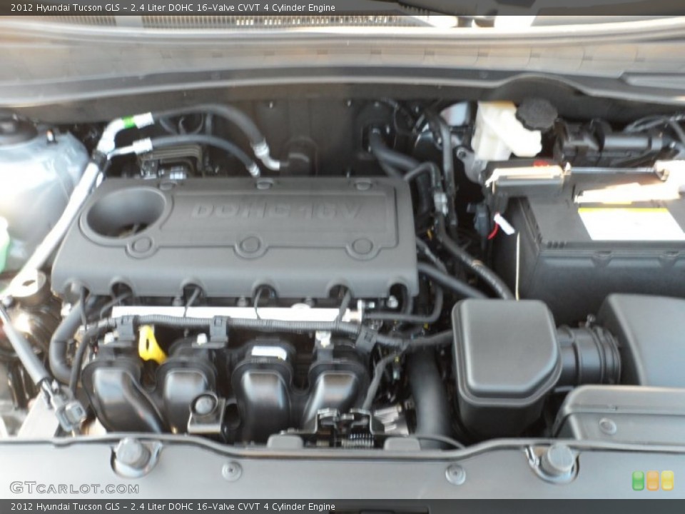 2.4 Liter DOHC 16-Valve CVVT 4 Cylinder Engine for the 2012 Hyundai Tucson #55241599