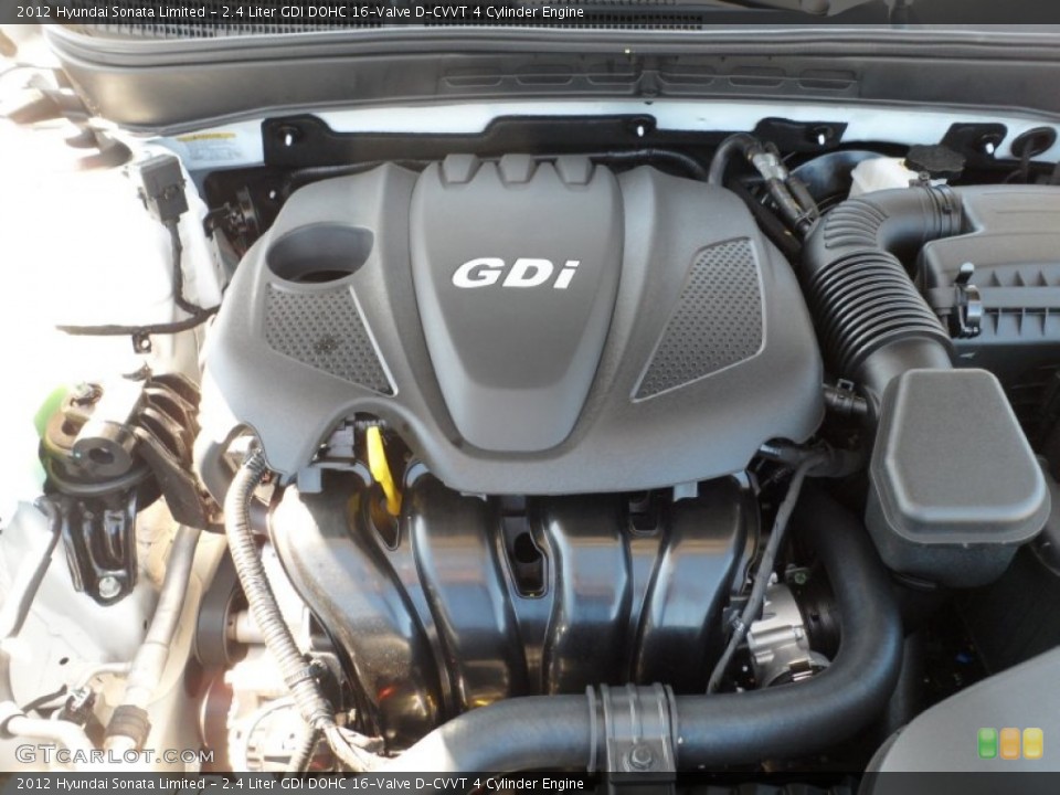 2.4 Liter GDI DOHC 16-Valve D-CVVT 4 Cylinder Engine for the 2012 Hyundai Sonata #55244842