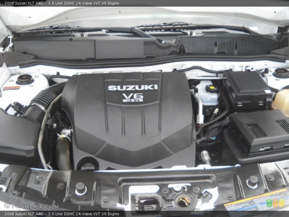 3.6 Liter DOHC 24-Valve VVT V6 Engine for the 2008 Suzuki XL7 #55245943