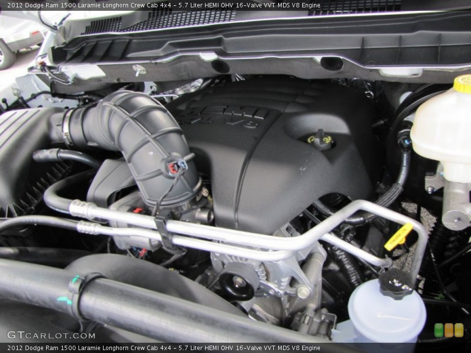 5.7 Liter HEMI OHV 16-Valve VVT MDS V8 Engine for the 2012 Dodge Ram 1500 #55251262