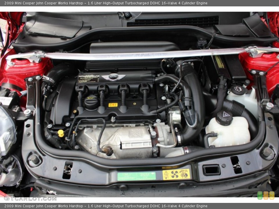 1.6 Liter High-Output Turbocharged DOHC 16-Valve 4 Cylinder Engine for the 2009 Mini Cooper #55253287