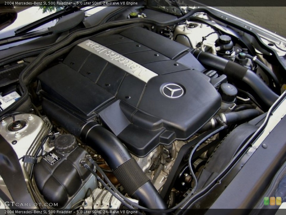 5.0 Liter SOHC 24-Valve V8 Engine for the 2004 Mercedes-Benz SL #55262683