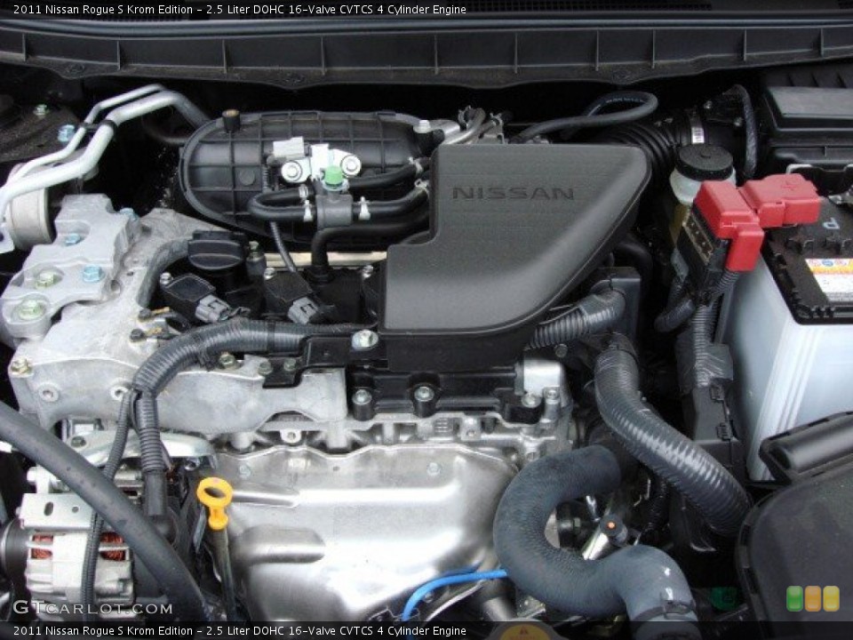 2.5 Liter DOHC 16-Valve CVTCS 4 Cylinder Engine for the 2011 Nissan Rogue #55267404