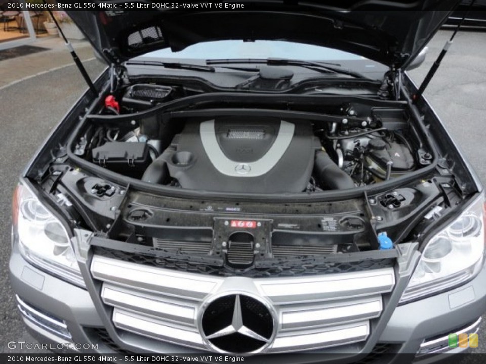 5.5 Liter DOHC 32-Valve VVT V8 Engine for the 2010 Mercedes-Benz GL #55267759