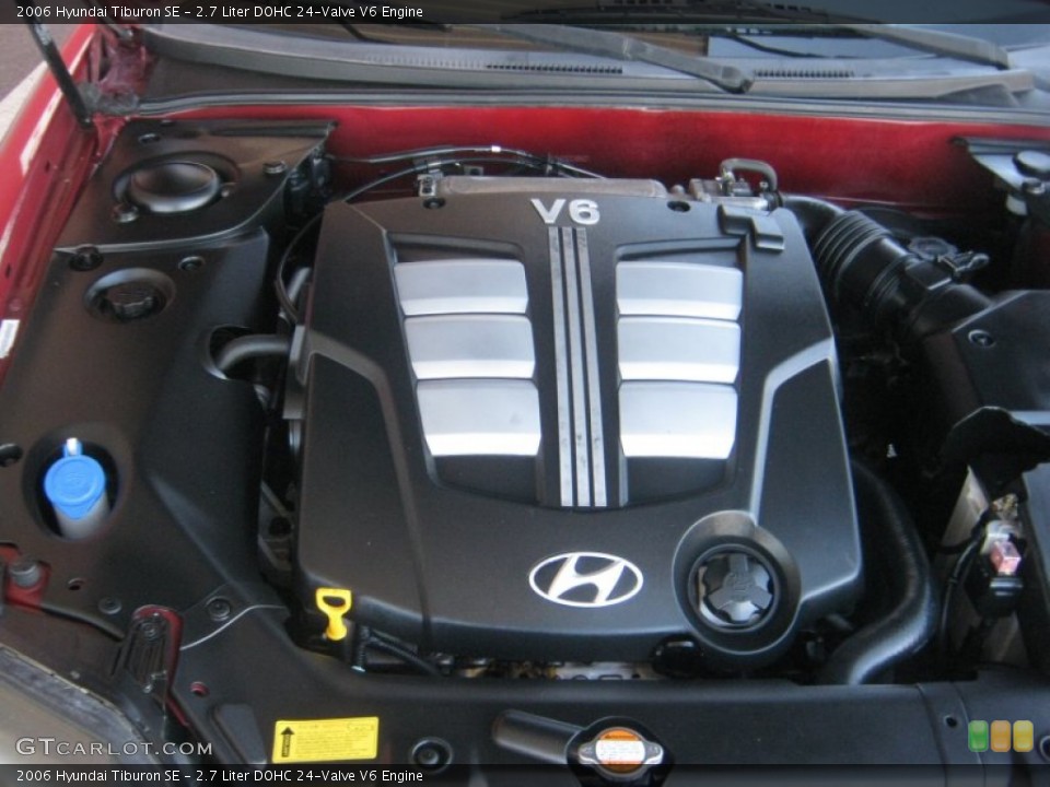 2.7 Liter DOHC 24-Valve V6 Engine for the 2006 Hyundai Tiburon #55270087