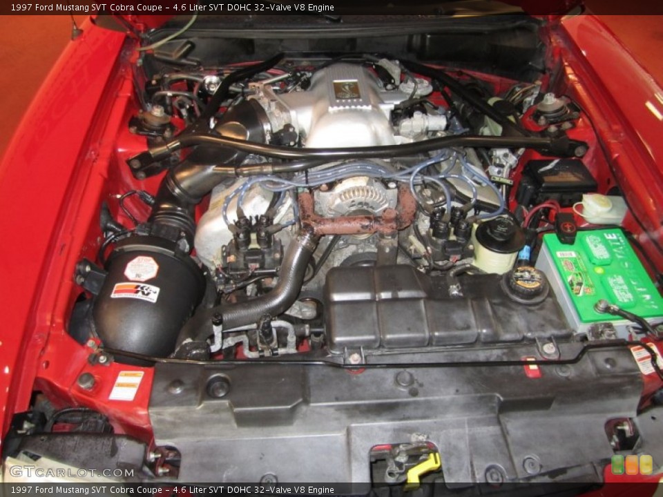 4.6 Liter SVT DOHC 32-Valve V8 Engine for the 1997 Ford Mustang #55288291