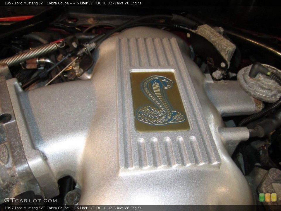 4.6 Liter SVT DOHC 32-Valve V8 Engine for the 1997 Ford Mustang #55288300