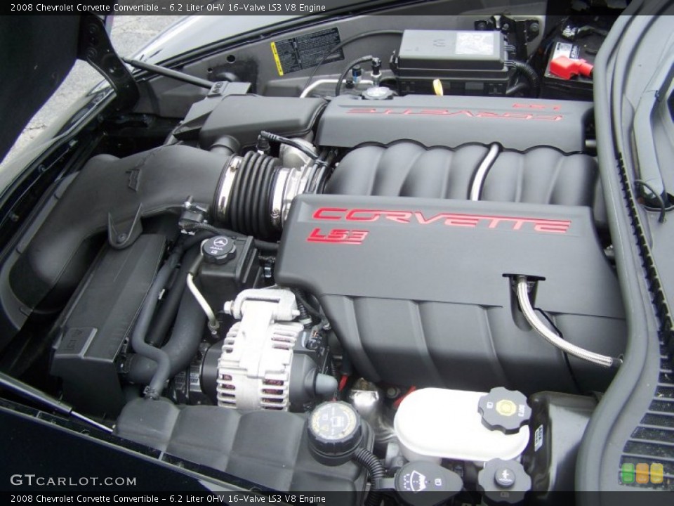 6.2 Liter OHV 16-Valve LS3 V8 Engine for the 2008 Chevrolet Corvette #55289713