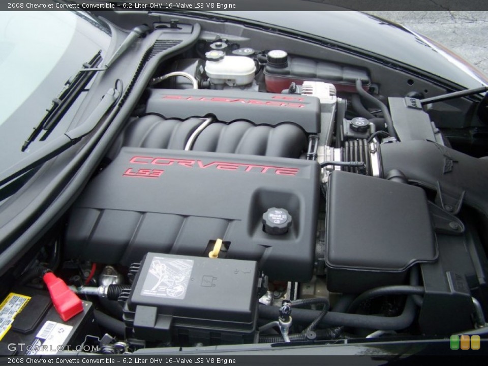 6.2 Liter OHV 16-Valve LS3 V8 Engine for the 2008 Chevrolet Corvette #55289719