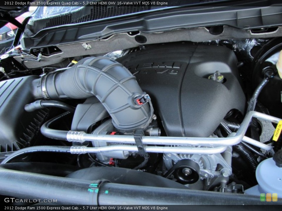 5.7 Liter HEMI OHV 16-Valve VVT MDS V8 Engine for the 2012 Dodge Ram 1500 #55290319