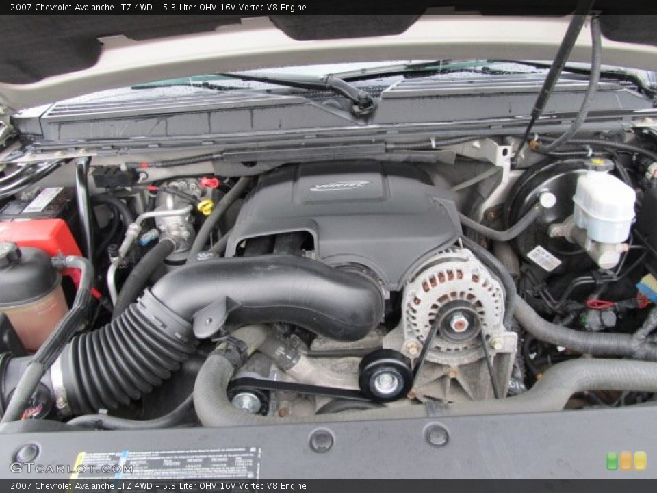 5.3 Liter OHV 16V Vortec V8 Engine for the 2007 Chevrolet Avalanche #55300153