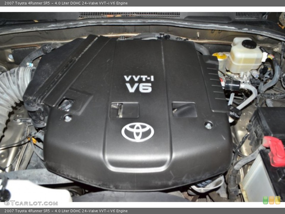4.0 Liter DOHC 24-Valve VVT-i V6 Engine for the 2007 Toyota 4Runner #55303936