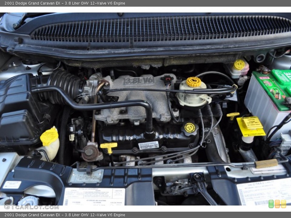 3.8 Liter OHV 12-Valve V6 Engine for the 2001 Dodge Grand Caravan #55313426