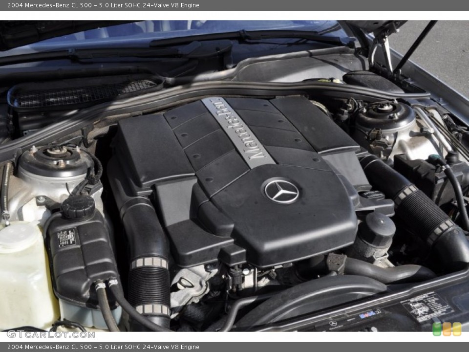 5.0 Liter SOHC 24-Valve V8 Engine for the 2004 Mercedes-Benz CL #55314398
