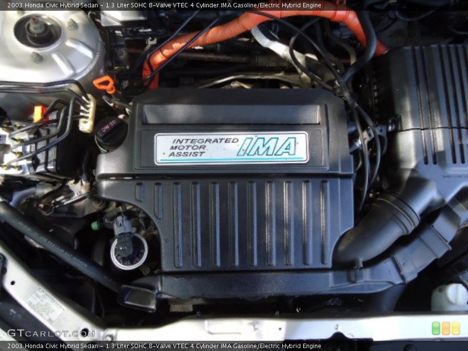 1.3 Liter SOHC 8-Valve VTEC 4 Cylinder IMA Gasoline/Electric Hybrid Engine for the 2003 Honda Civic #55315930