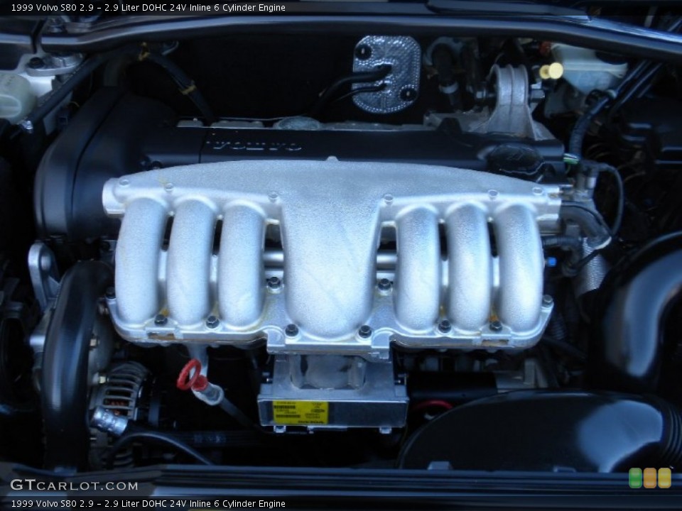 2.9 Liter DOHC 24V Inline 6 Cylinder 1999 Volvo S80 Engine