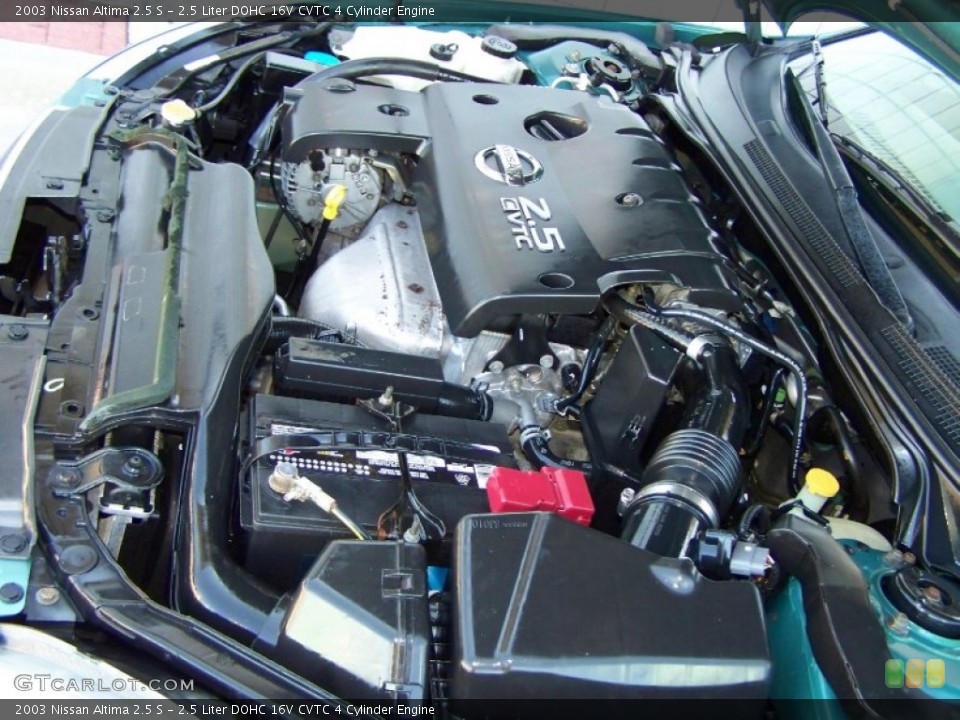 2.5 Liter DOHC 16V CVTC 4 Cylinder Engine for the 2003 Nissan Altima #55322686