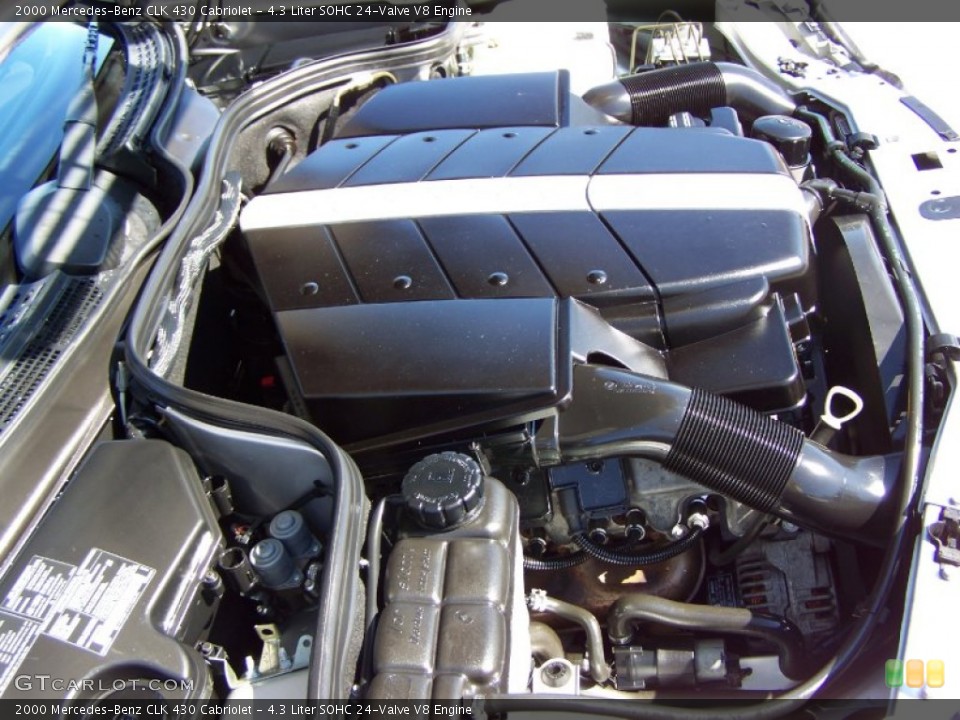 4.3 Liter SOHC 24-Valve V8 Engine for the 2000 Mercedes-Benz CLK #55323553