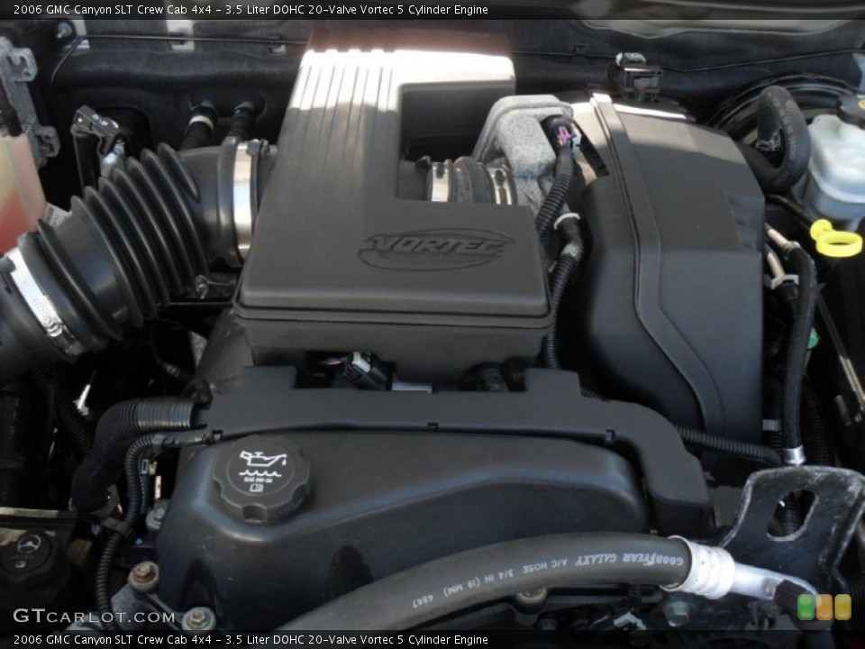 3.5 Liter DOHC 20-Valve Vortec 5 Cylinder Engine for the 2006 GMC Canyon #55324408