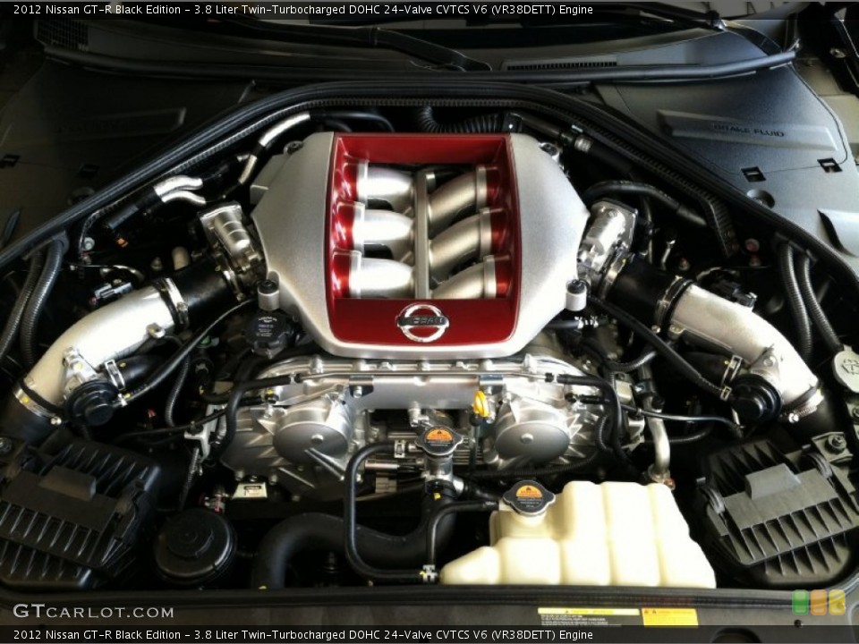 3.8 Liter Twin-Turbocharged DOHC 24-Valve CVTCS V6 (VR38DETT) Engine for the 2012 Nissan GT-R #55327269