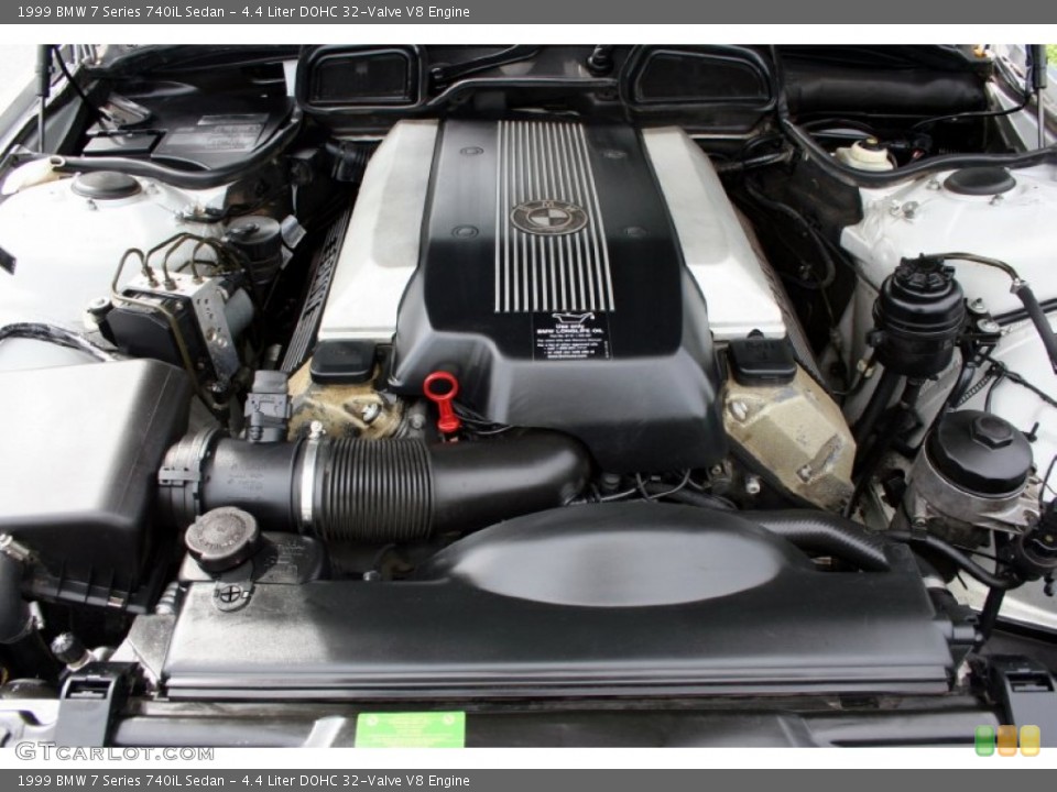 4.4 Liter DOHC 32-Valve V8 Engine for the 1999 BMW 7 Series #55328950