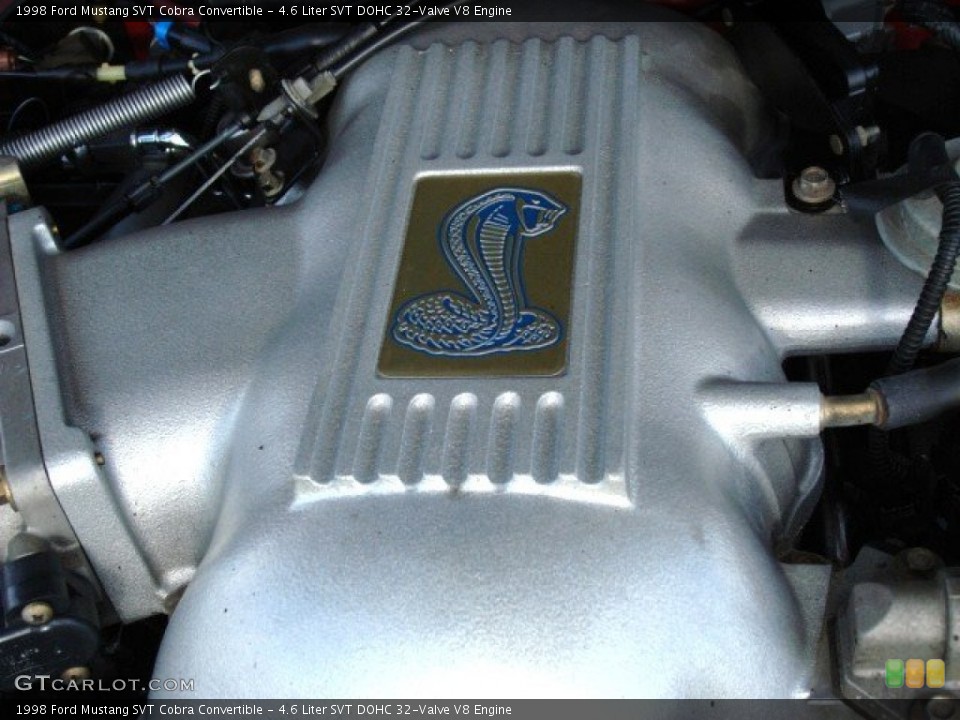 4.6 Liter SVT DOHC 32-Valve V8 Engine for the 1998 Ford Mustang #55338679