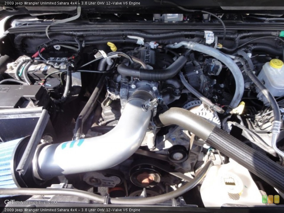 3.8 Liter OHV 12-Valve V6 Engine for the 2009 Jeep Wrangler Unlimited #55355789