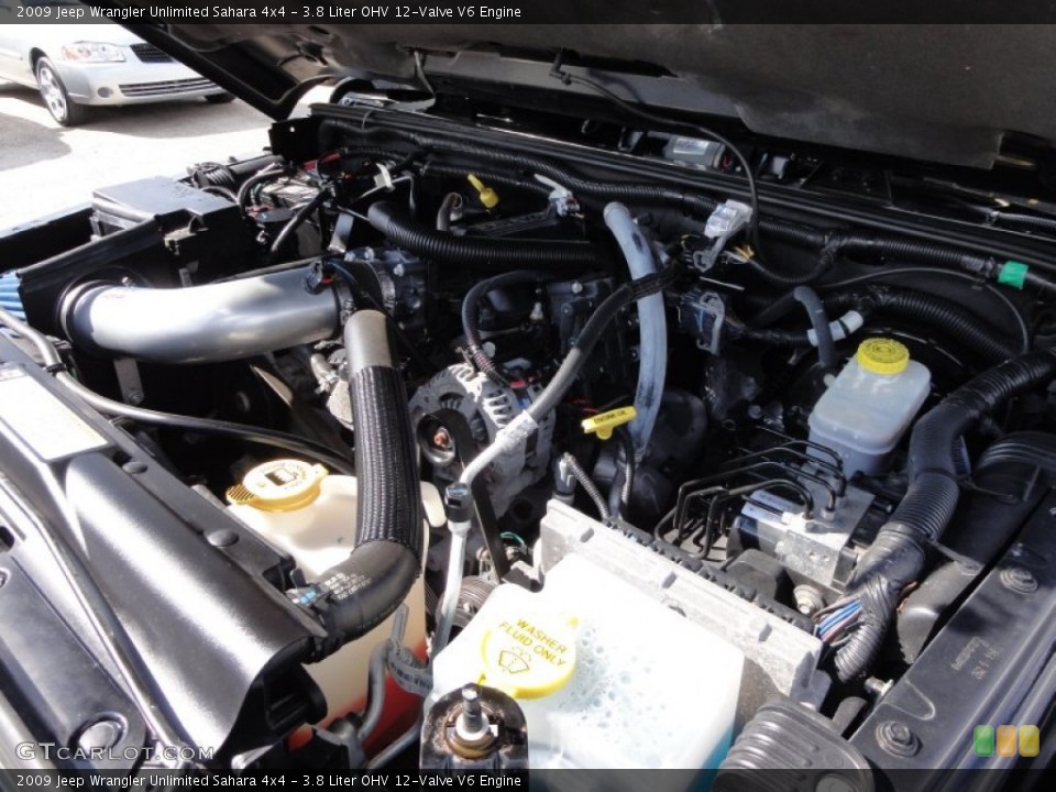 3.8 Liter OHV 12-Valve V6 Engine for the 2009 Jeep Wrangler Unlimited #55355798