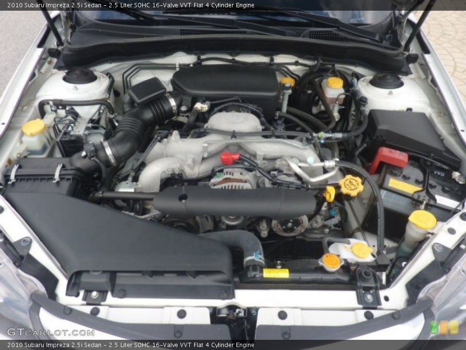 2.5 Liter SOHC 16-Valve VVT Flat 4 Cylinder Engine for the 2010 Subaru Impreza #55356419