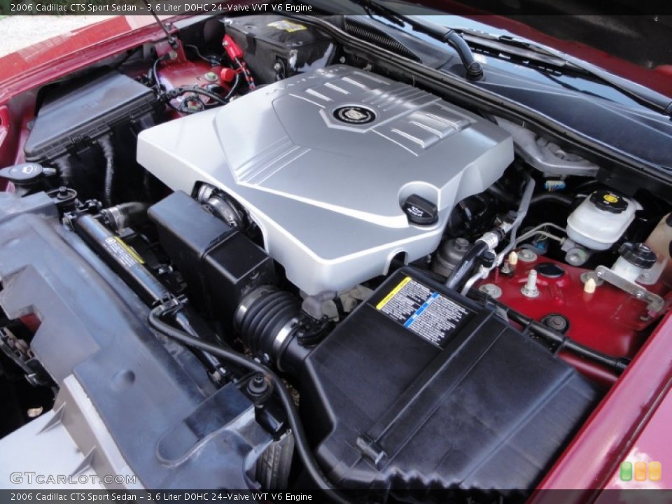 3.6 Liter DOHC 24-Valve VVT V6 Engine for the 2006 Cadillac CTS #55357616