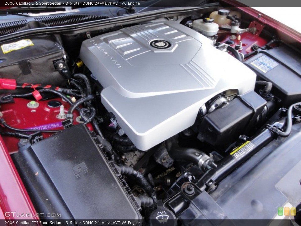3.6 Liter DOHC 24-Valve VVT V6 Engine for the 2006 Cadillac CTS #55357622