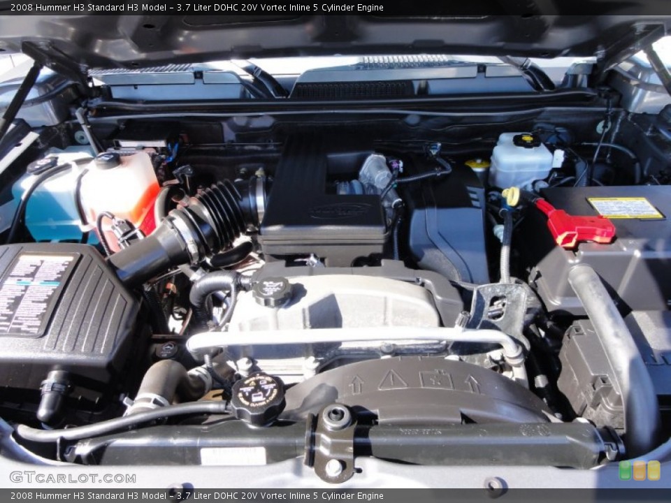 3.7 Liter DOHC 20V Vortec Inline 5 Cylinder Engine for the 2008 Hummer H3 #55359443