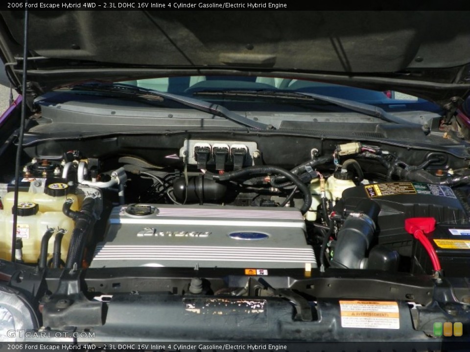 2.3L DOHC 16V Inline 4 Cylinder Gasoline/Electric Hybrid Engine for the 2006 Ford Escape #55367682