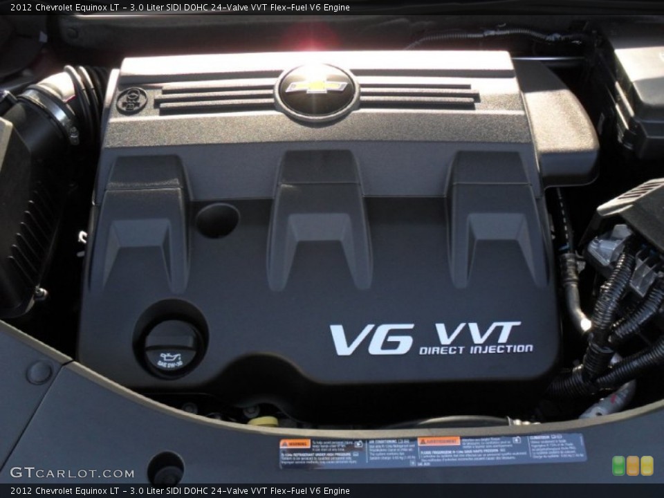 3.0 Liter SIDI DOHC 24-Valve VVT Flex-Fuel V6 Engine for the 2012 Chevrolet Equinox #55393068