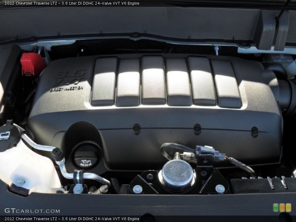 3.6 Liter DI DOHC 24-Valve VVT V6 Engine for the 2012 Chevrolet Traverse #55393302