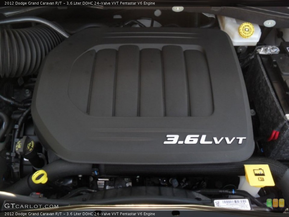 3.6 Liter DOHC 24-Valve VVT Pentastar V6 Engine for the 2012 Dodge Grand Caravan #55396722