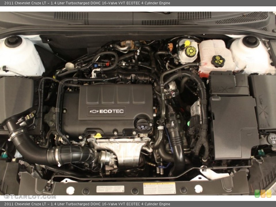 1.4 Liter Turbocharged DOHC 16-Valve VVT ECOTEC 4 Cylinder Engine for the 2011 Chevrolet Cruze #55399482