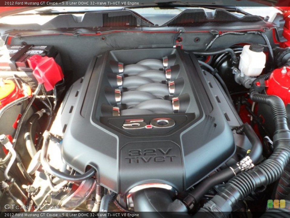 5.0 Liter DOHC 32-Valve Ti-VCT V8 Engine for the 2012 Ford Mustang #55400634