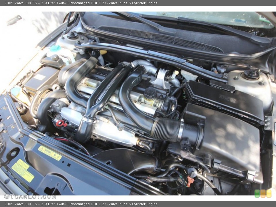 2.9 Liter Twin-Turbocharged DOHC 24-Valve Inline 6 Cylinder Engine for the 2005 Volvo S80 #55402869