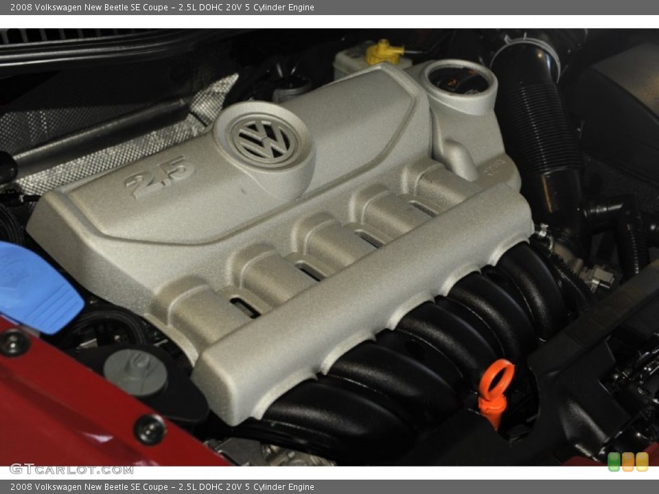 2.5L DOHC 20V 5 Cylinder Engine for the 2008 Volkswagen New Beetle #55404249