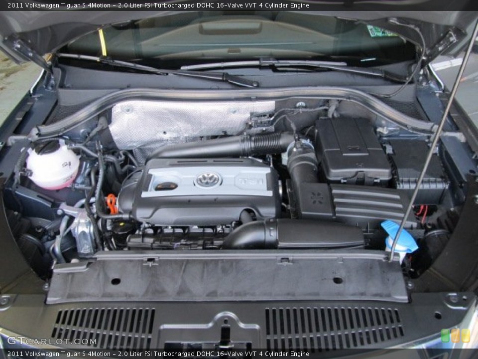 2.0 Liter FSI Turbocharged DOHC 16-Valve VVT 4 Cylinder Engine for the 2011 Volkswagen Tiguan #55405389
