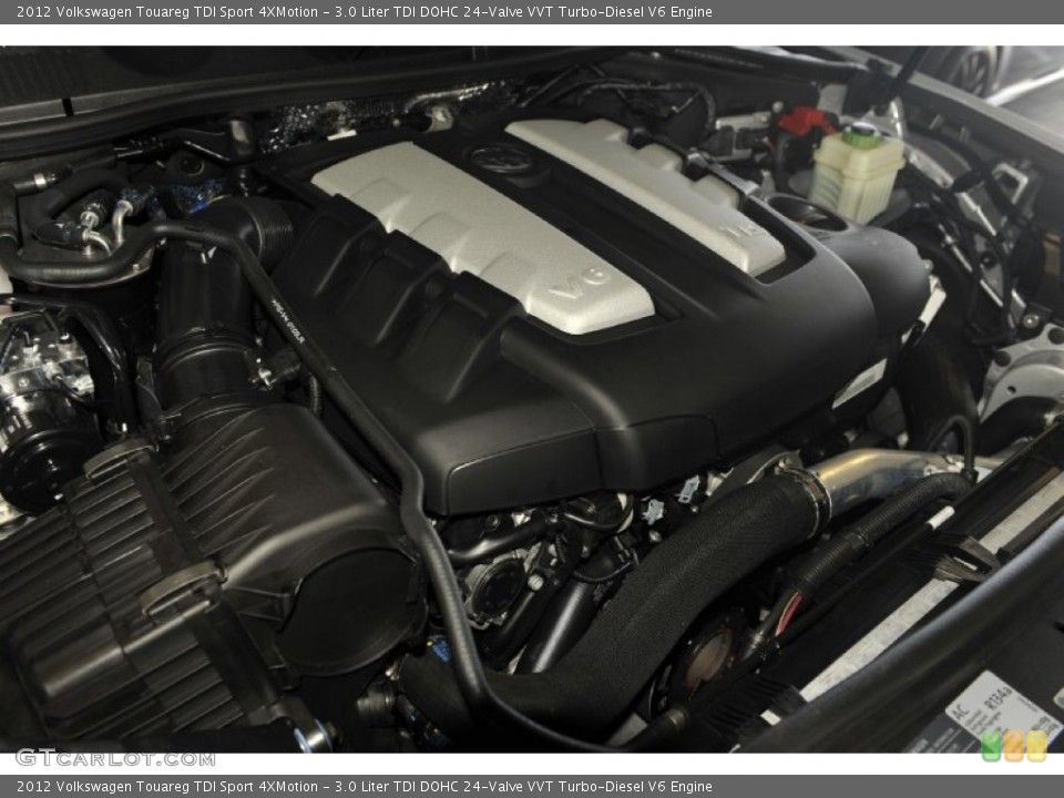3.0 Liter TDI DOHC 24-Valve VVT Turbo-Diesel V6 Engine for the 2012 Volkswagen Touareg #55407411