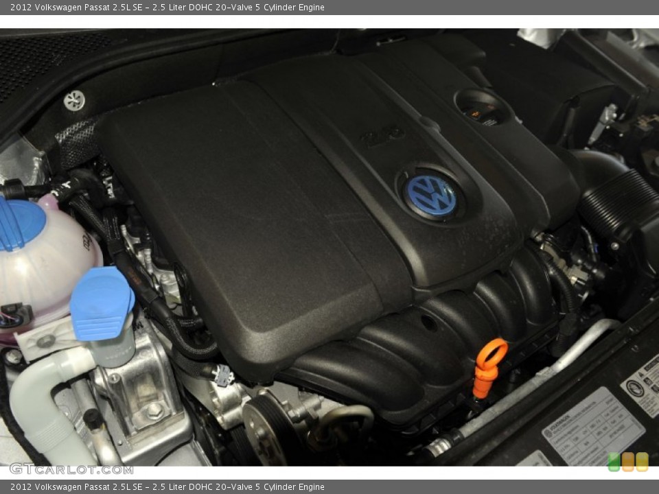 2.5 Liter DOHC 20-Valve 5 Cylinder Engine for the 2012 Volkswagen Passat #55407876