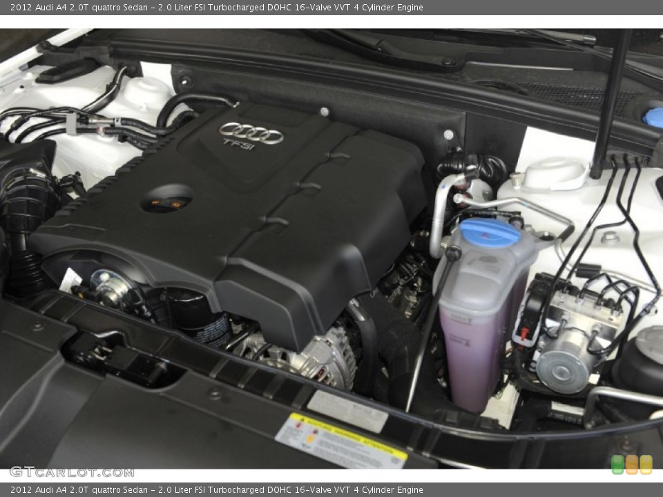 2.0 Liter FSI Turbocharged DOHC 16-Valve VVT 4 Cylinder Engine for the 2012 Audi A4 #55410039