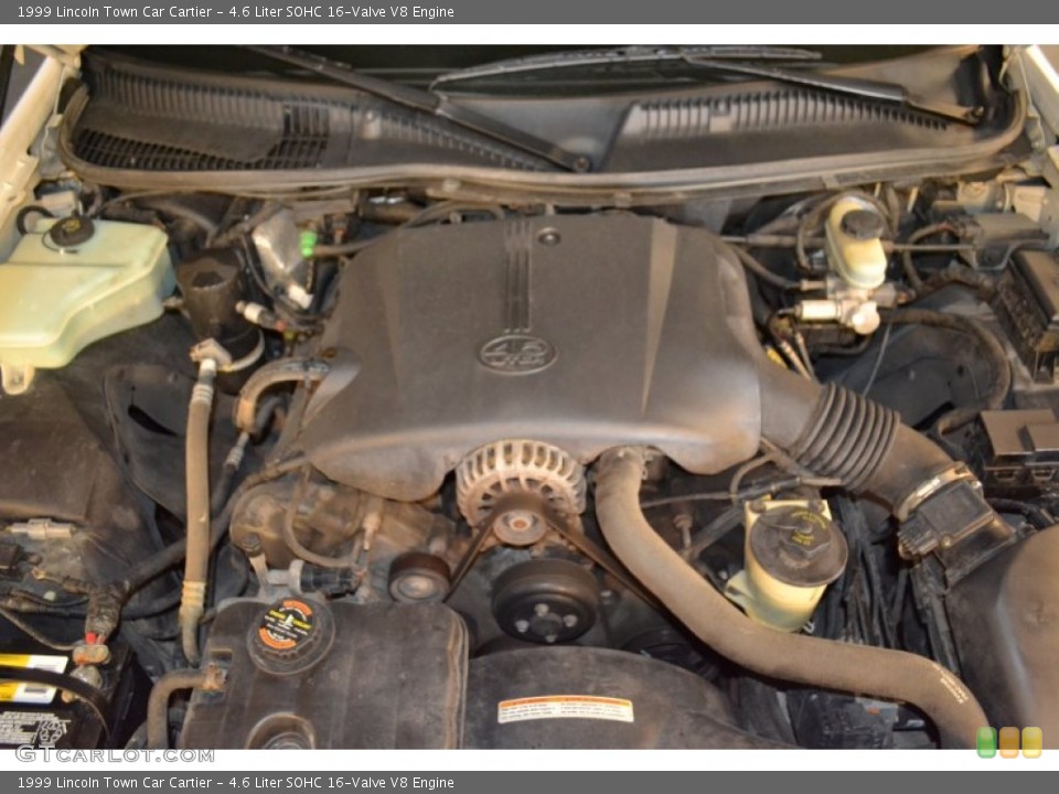 4.6 Liter SOHC 16-Valve V8 1999 Lincoln Town Car Engine